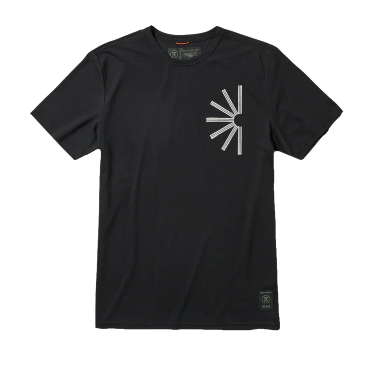 Roark Run Amok Mathis Knit Chaos SS Tee Herren Black