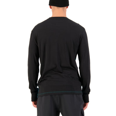 Mons Royale Mens Yotei Tech Longsleeve Herren Marina Black