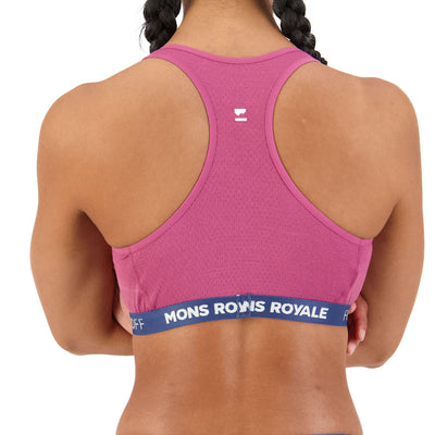 Mons Royale Sierra Sports Bra Damen Berry