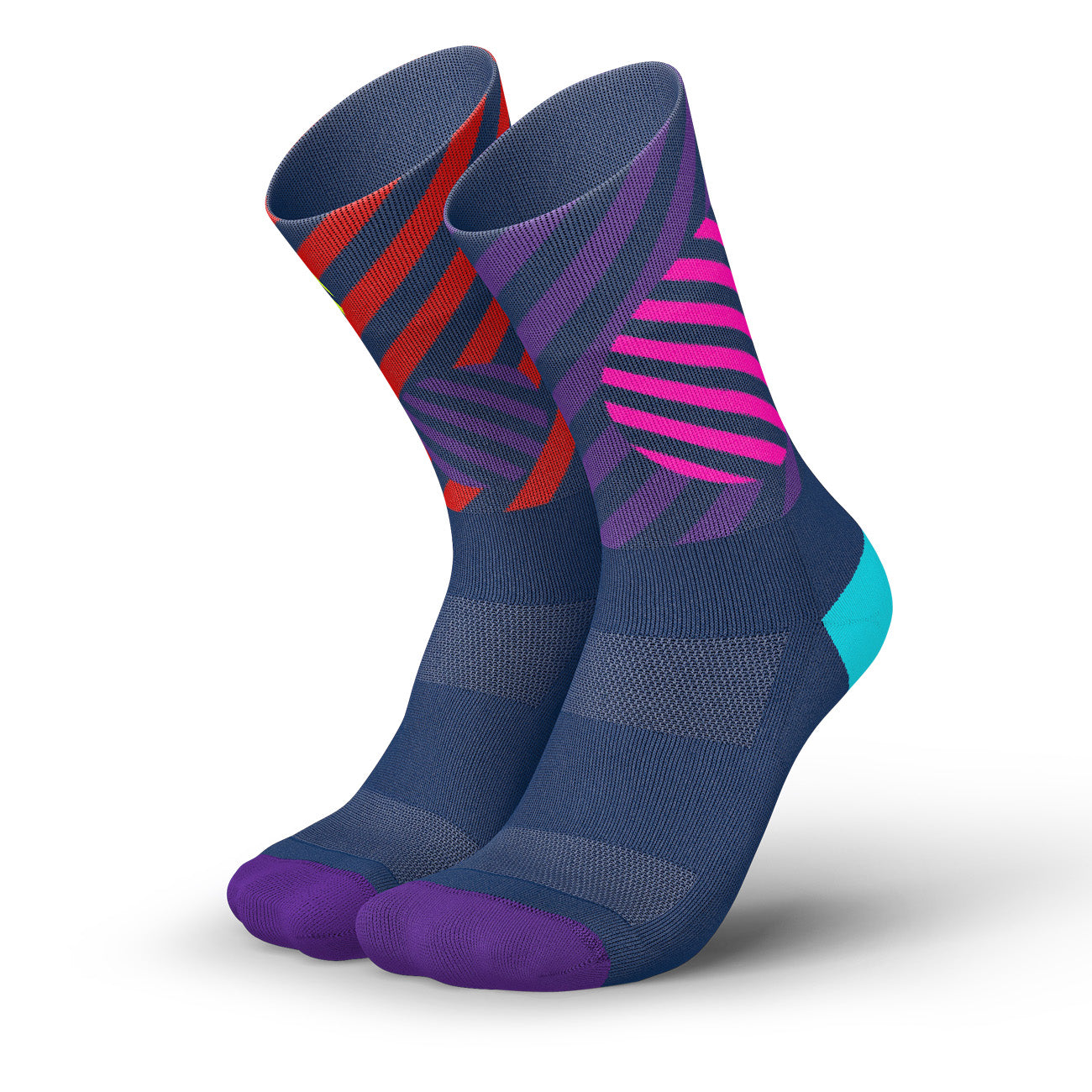 Incylence Running Globes Socks Purple Red