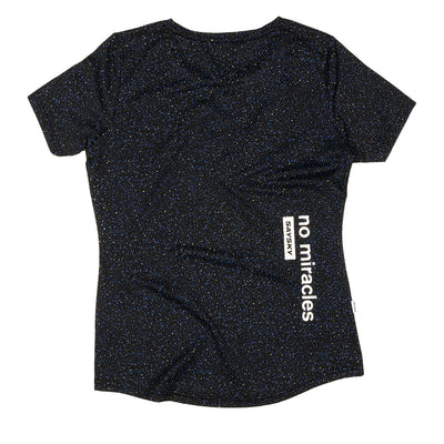 Saysky Womens Universe Combat Tee Black Blue Universe