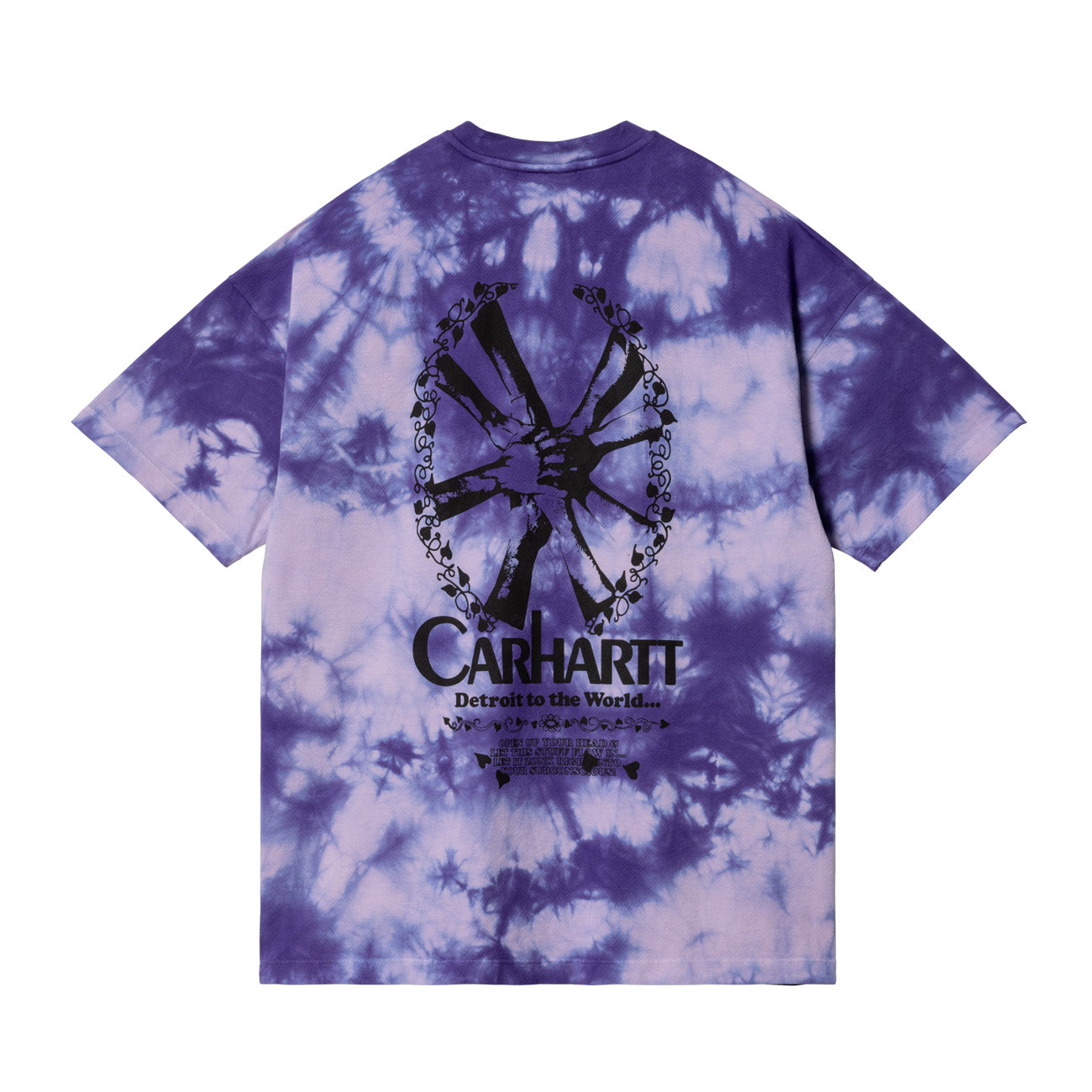 Carhartt WIP W' S/S Zonk T-Shirt Damen Razzmic Soft Lavender Black