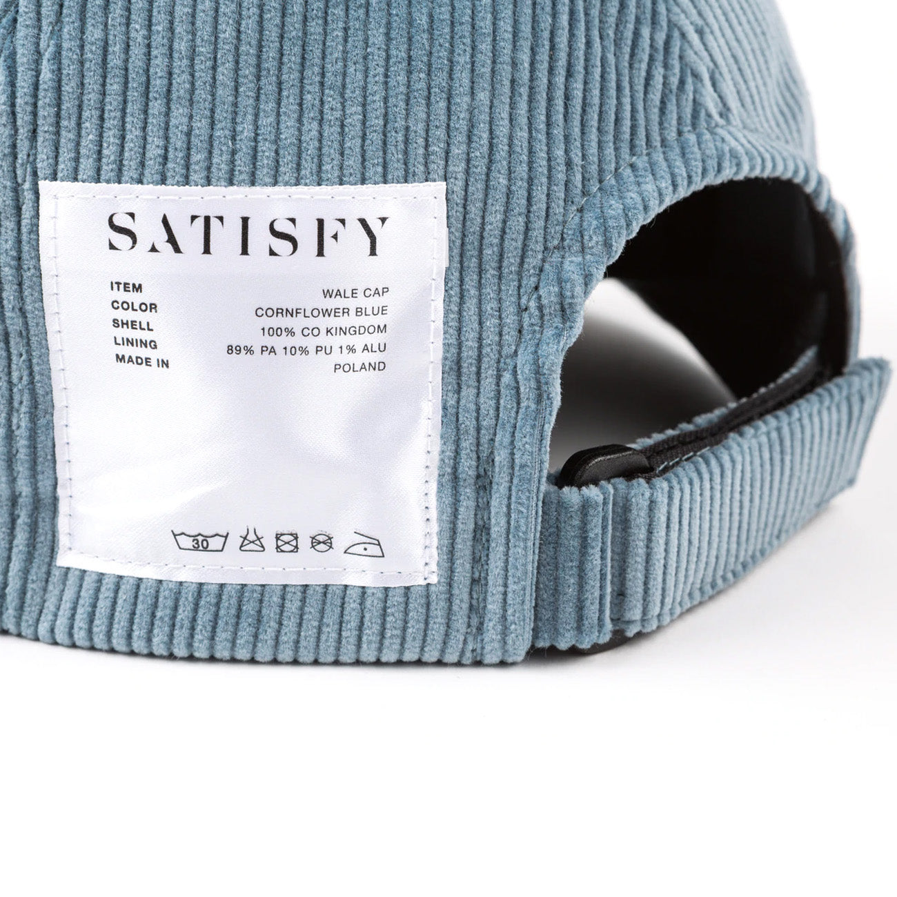 Satisfy Running Wale Cap Cornflower Blue