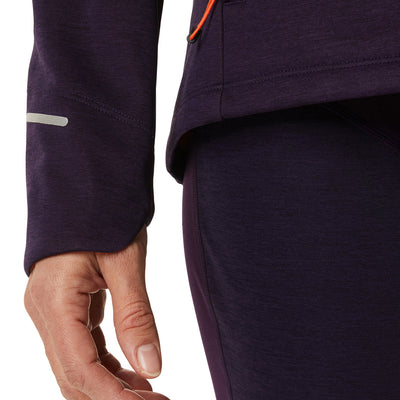 Asics Winter Run Jacket Damen Night Shade Heather Soft Sky