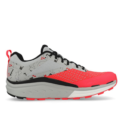 The North Face M Vectiv Enduris II Herren TNF White Trailmarker Print Brilliant Coral