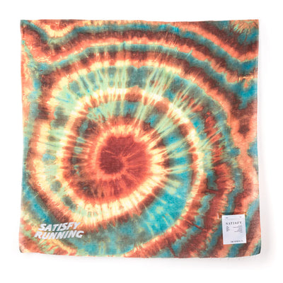 Satisfy Running Bandana Orange Green Psych