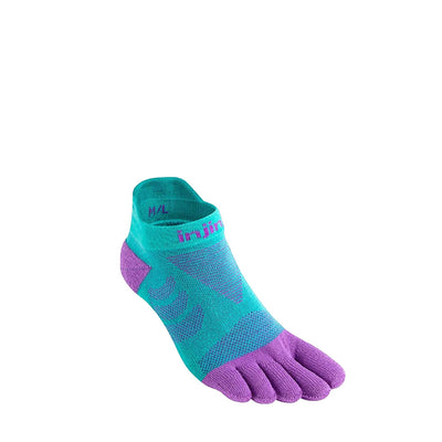 Injinji Womens Ultra Run No Show Socks Orchid