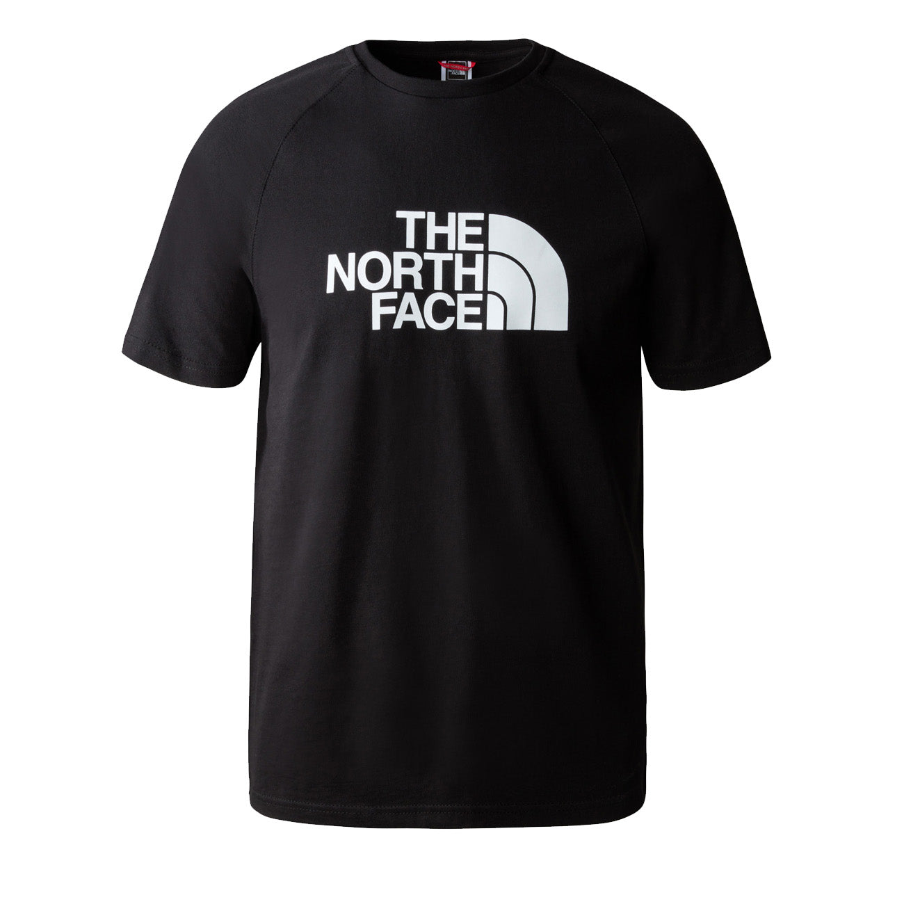 The North Face M SS Raglan Easy Tee Herren TNF Black TNF White