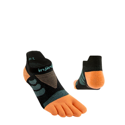 Injinji Womens Ultra Run No Show Socks Tide