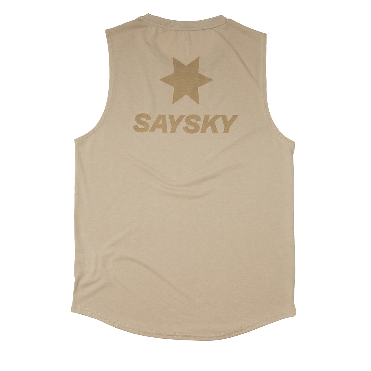 Saysky Logo Motion Tank Beige