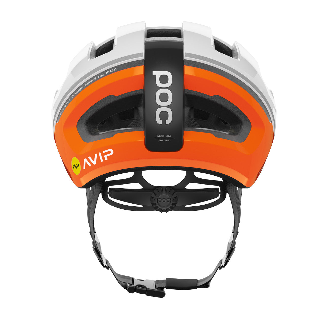 POC Omne Air MIPS Fahrrad Helm Fluorescent Orange AVIP