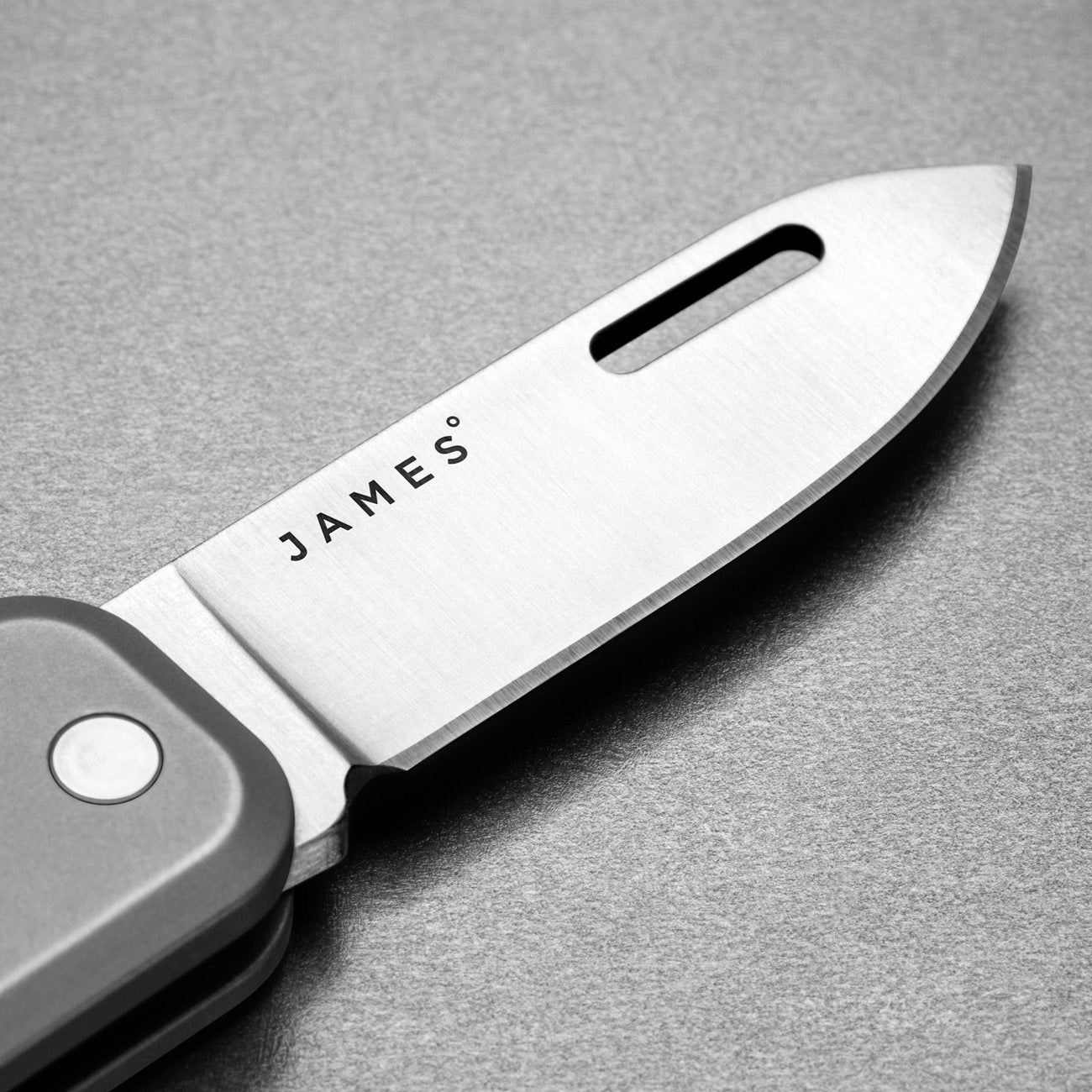 The James Brand The Elko Taschenmesser Titanium Stainless Titanium