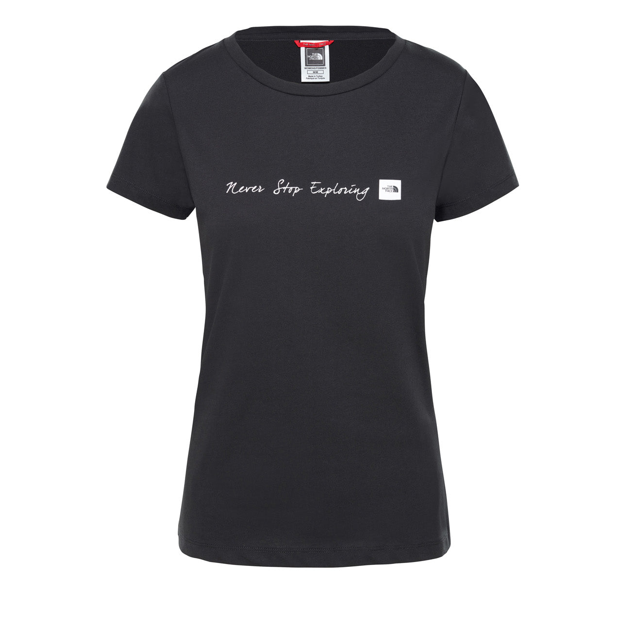 The North Face W S/S Never Stop Exploring Tee Damen TNF Black TNF White