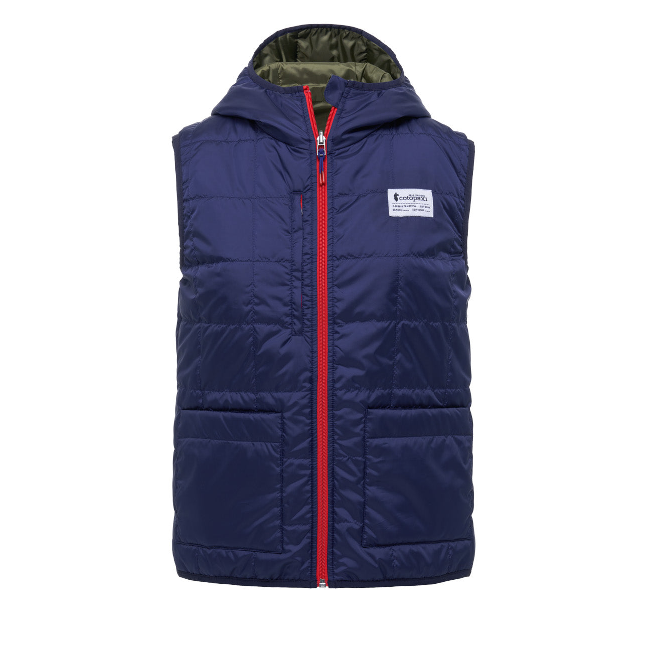 Cotopaxi Teca Calido Hooded Vest Damen Olive Oil