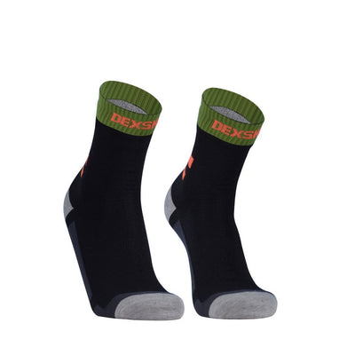 DexShell Running Socks Black Blaze Orange