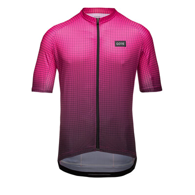 Gore Wear Grid Fade Jersey Herren Black Process Pink