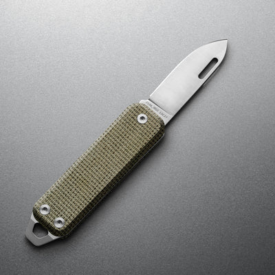 The James Brand The Elko Taschenmesser OD Green Stainless Micarta