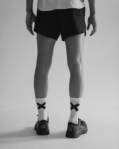 Running is Dead Running Socks X D3 White