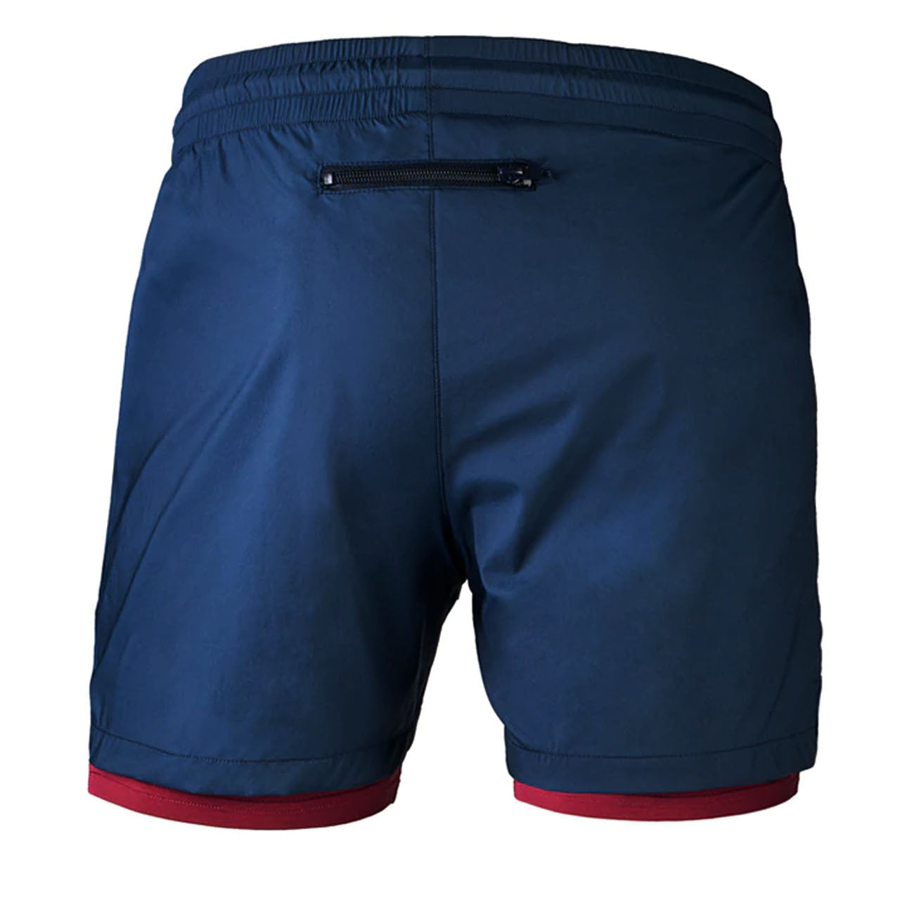 YMR Track Club Torekov 2 - 1 Shorts Herren Navy Wine Red