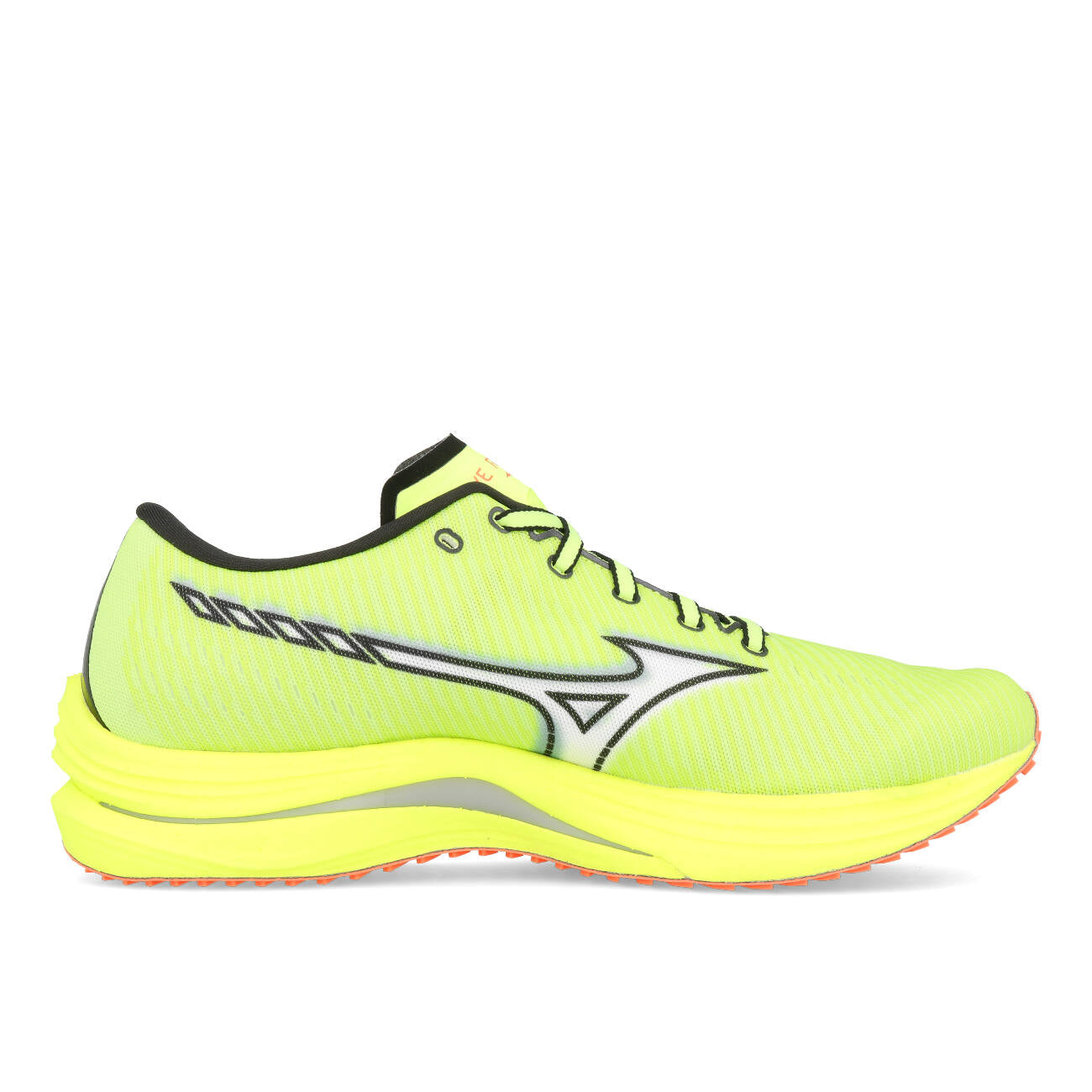 Mizuno Wave Rebellion Herren Neo Lime White Neon Flame