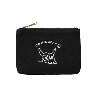 Carhartt WIP New Frontier Zip Wallet Black Wax