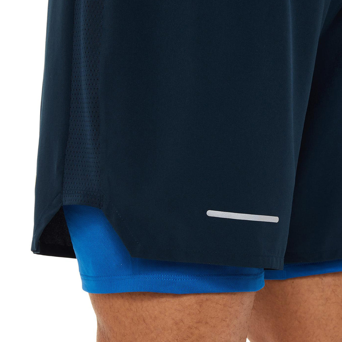 Asics Road 2-N-1 7In Short Herren French Blue Lake Drive