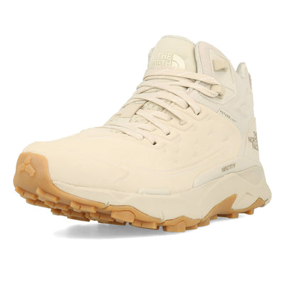 The North Face W Vectiv Exploris Mid Futurelight Leather Damen Sandstone Gardenia White