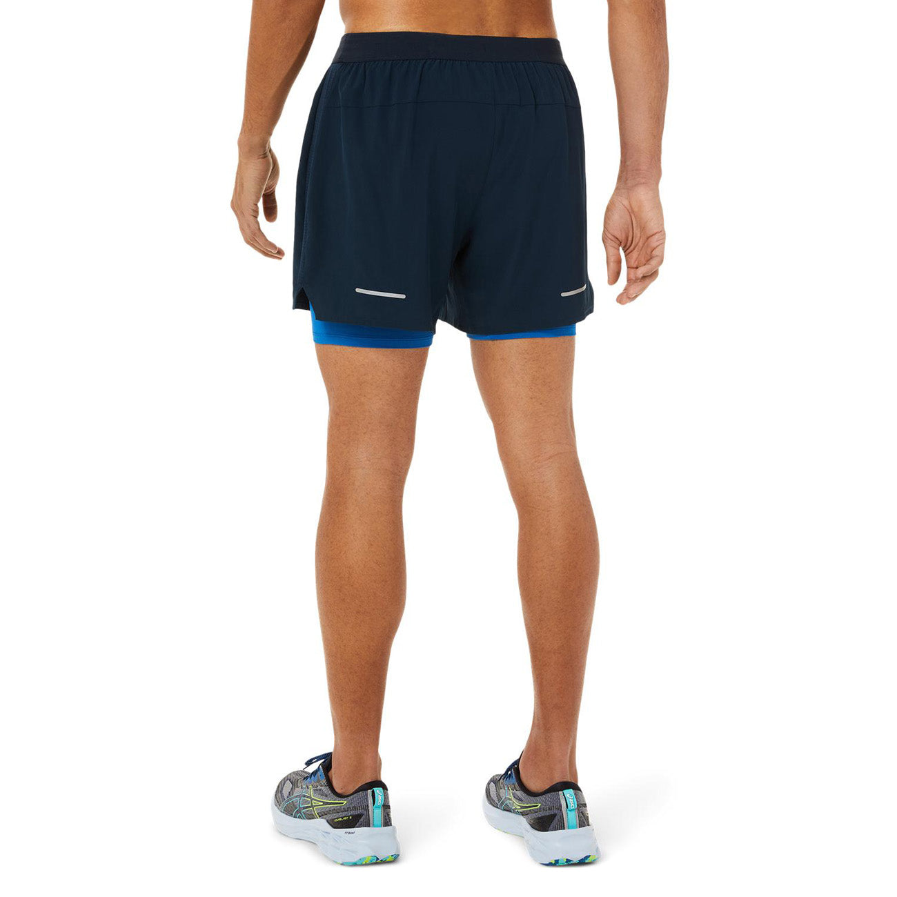 Asics Road 2-N-1 5In Short Herren French Blue Lake Drive