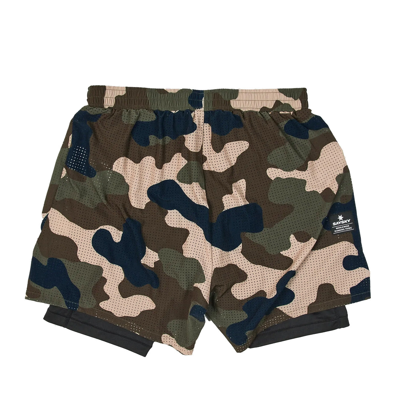 Saysky Camo 2 In 1 Shorts Woodland Camo