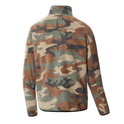 The North Face M 100 Glacier Full Zip Herren Klep Tan TNF Camo Print