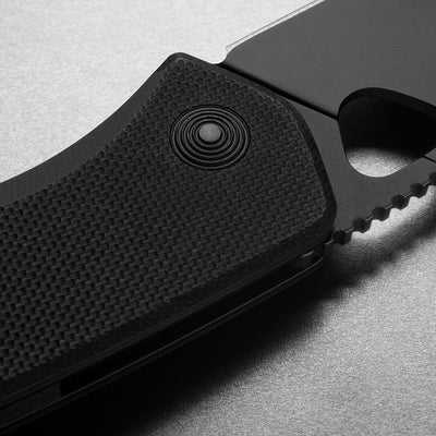 The James Brand The Folsom Taschenmesser Black Black G10 Straight