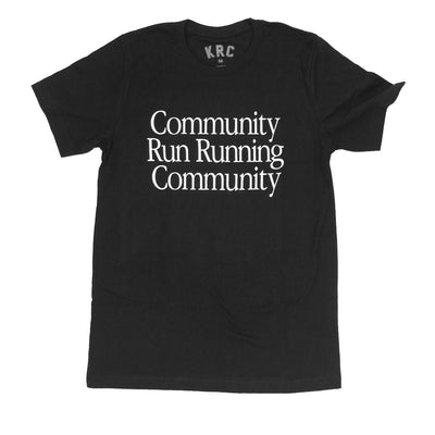 Koreatown Run Club KRC Community T-Shirt Black