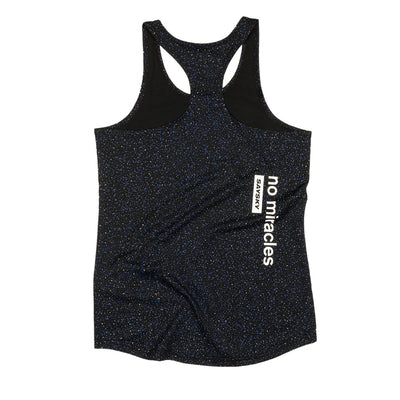 Saysky Womens Universe Combat Singlet Black Blue Universe