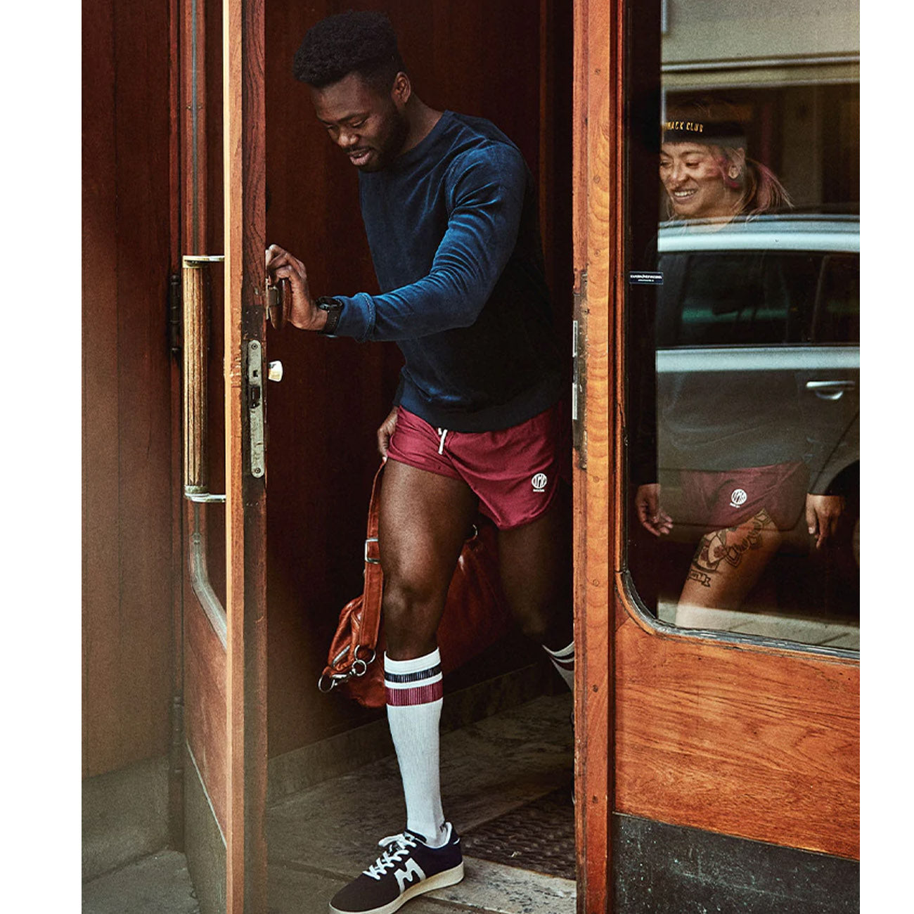 YMR Track Club Utö Shorts Winered