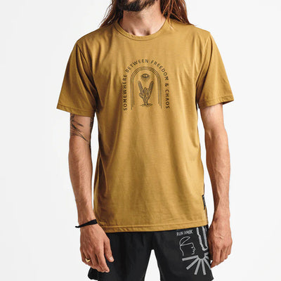 Roark Run Amok Mathis Saguaro SS Tee Herren Bronze