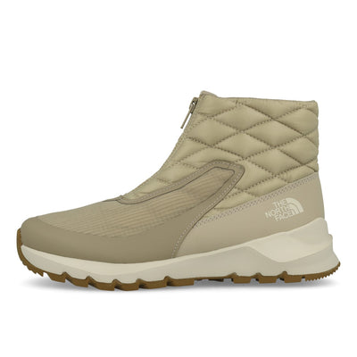 The North Face W Thermoball Progressive Zip Boot Damen Flax Vintage White