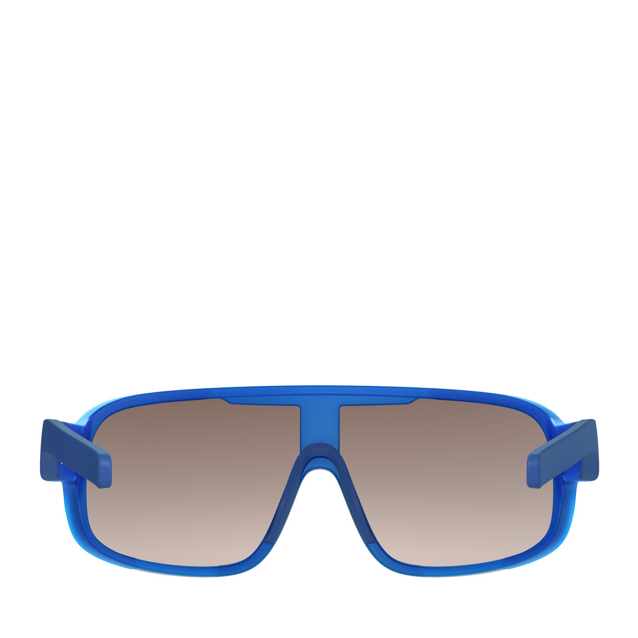 POC Aspire Sunglasses Opal Blue Translucent Brown Silver Mirror