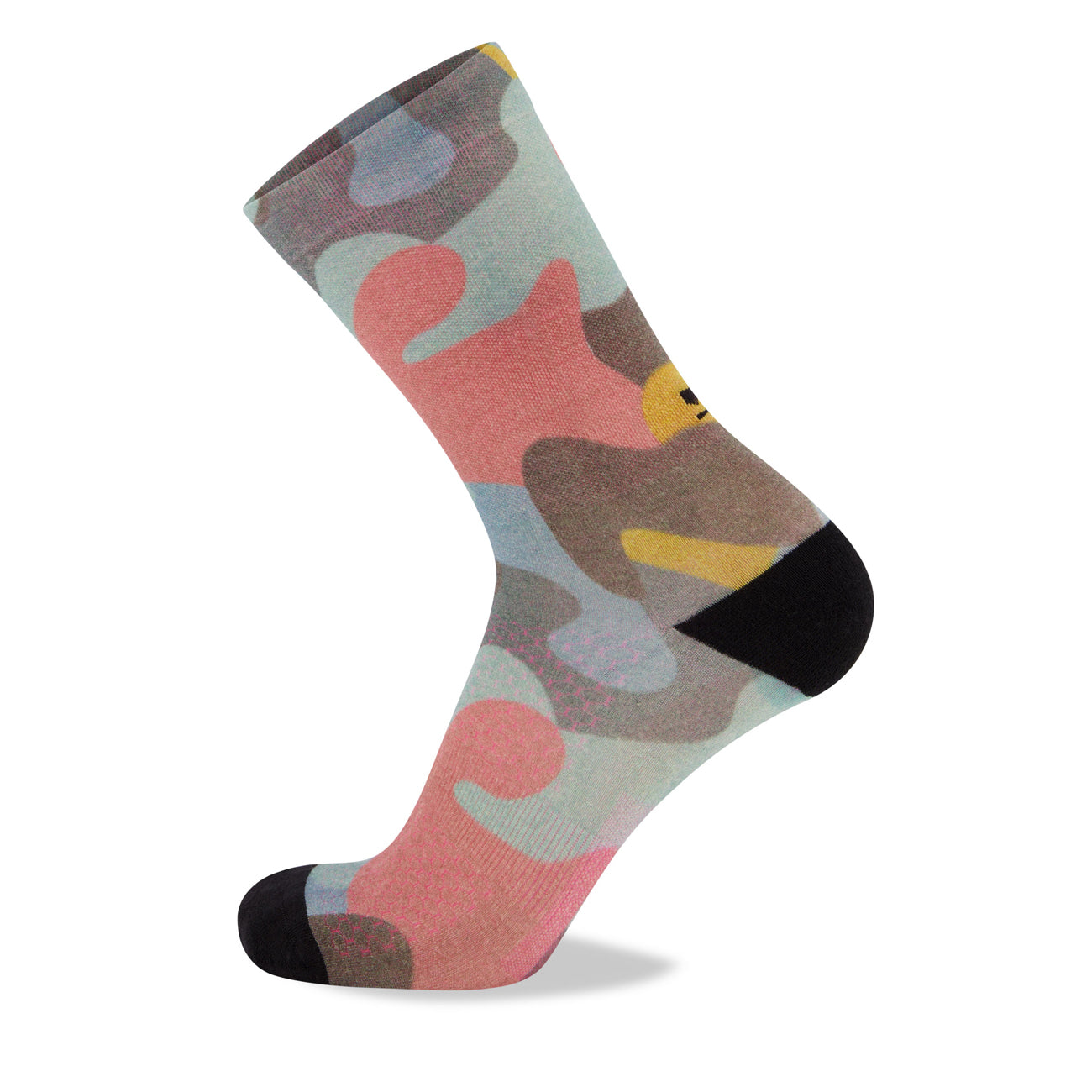 Mons Royale Atlas Crew Sock Digital Mixed Camo