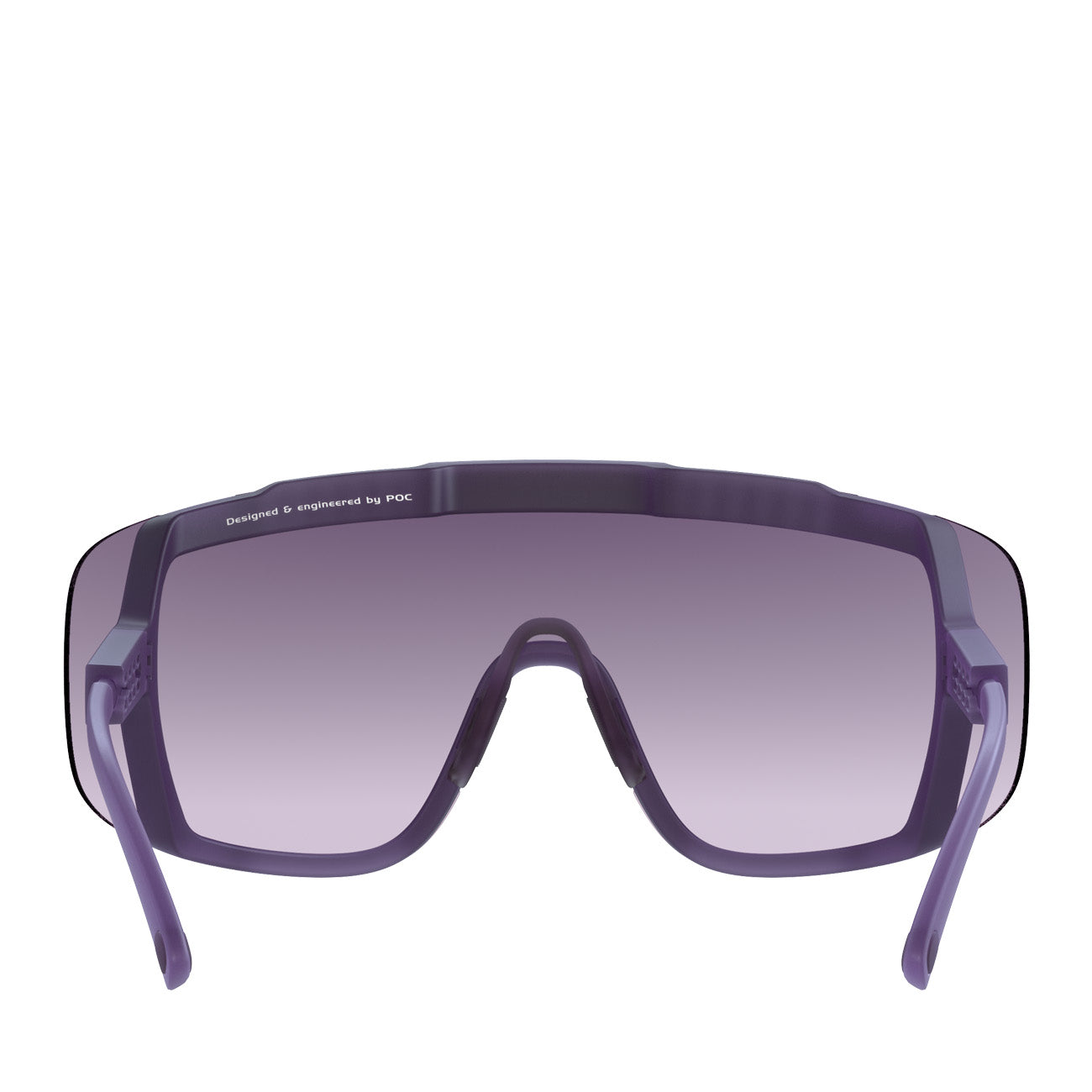 POC Devour Sunglasses Sapphire Purple Translucent Violet Silver Mirror