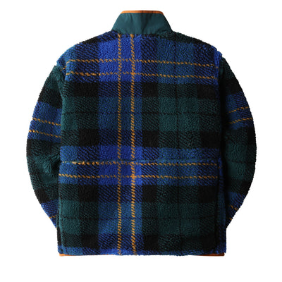 The North Face M Jacquard Extreme Pile Pullover Herren Ponderosa Green Large Halfdome Plaid Print
