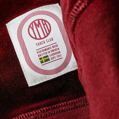 YMR Track Club 1984 Plush Sweatshirt Wine Red