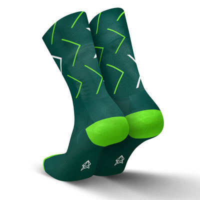 Incylence Ultralight Forward Triathlon Socks Long Petrol