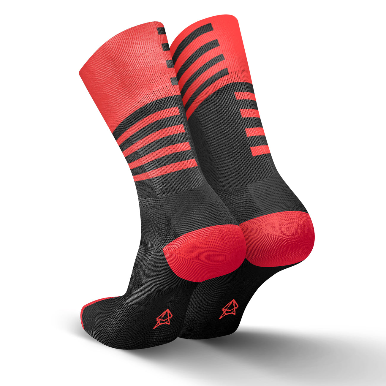 Incylence Ultralight Wings Triathlon Socks Long Black Inferno