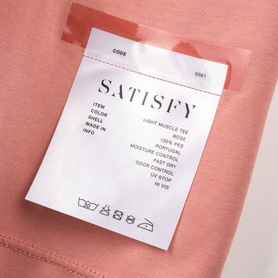 Satisfy Running Light Muscle Tee Rose