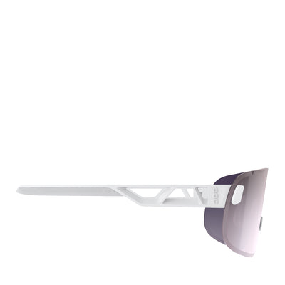 POC Elicit Sunglasses Hydrogen White Violet Silver Mirror