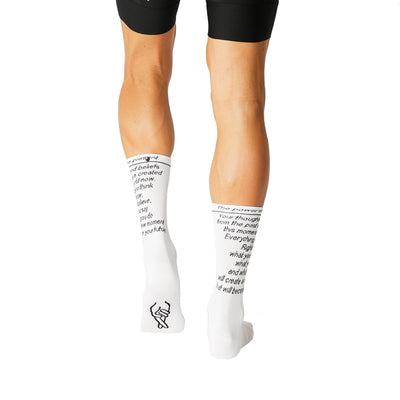 Fingerscrossed The Power of the Present Socks White