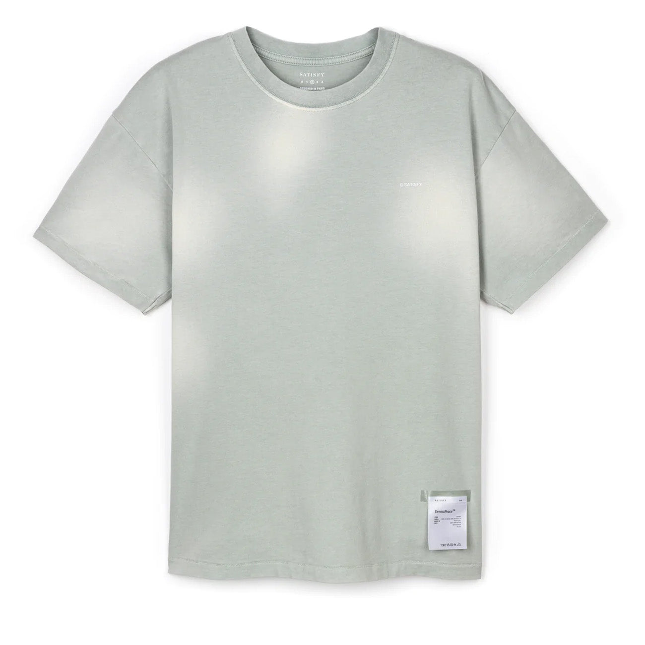 Satisfy Running DermaPeace T-Shirt Jadeite Sun Bleach