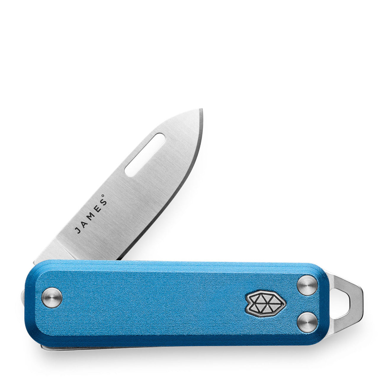 The James Brand The Elko Taschenmesser Cerulean Stainless Aluminum