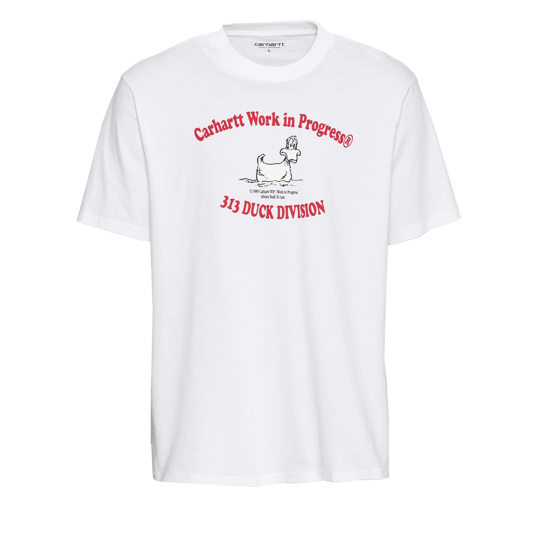 ★2022SS新作★CARHARTT★S/S 313 DUCKDIVISION T-SHIRT Carhartt WIP S/S 313 Duckdivision T-Shirt Herren White – Runster