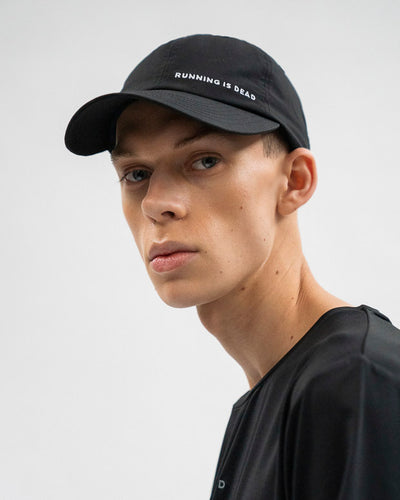 Running is Dead Running Hat L2 D3 Black